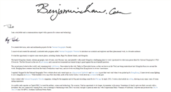 Desktop Screenshot of benjaminshaw.com